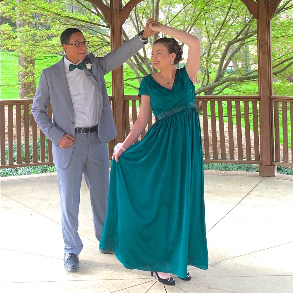 Selling beautiful green prom dress!!!